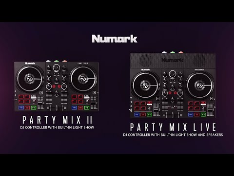 Numark Party Mix Live and Party Mix II | DJ Controllers with Built-In Light Show