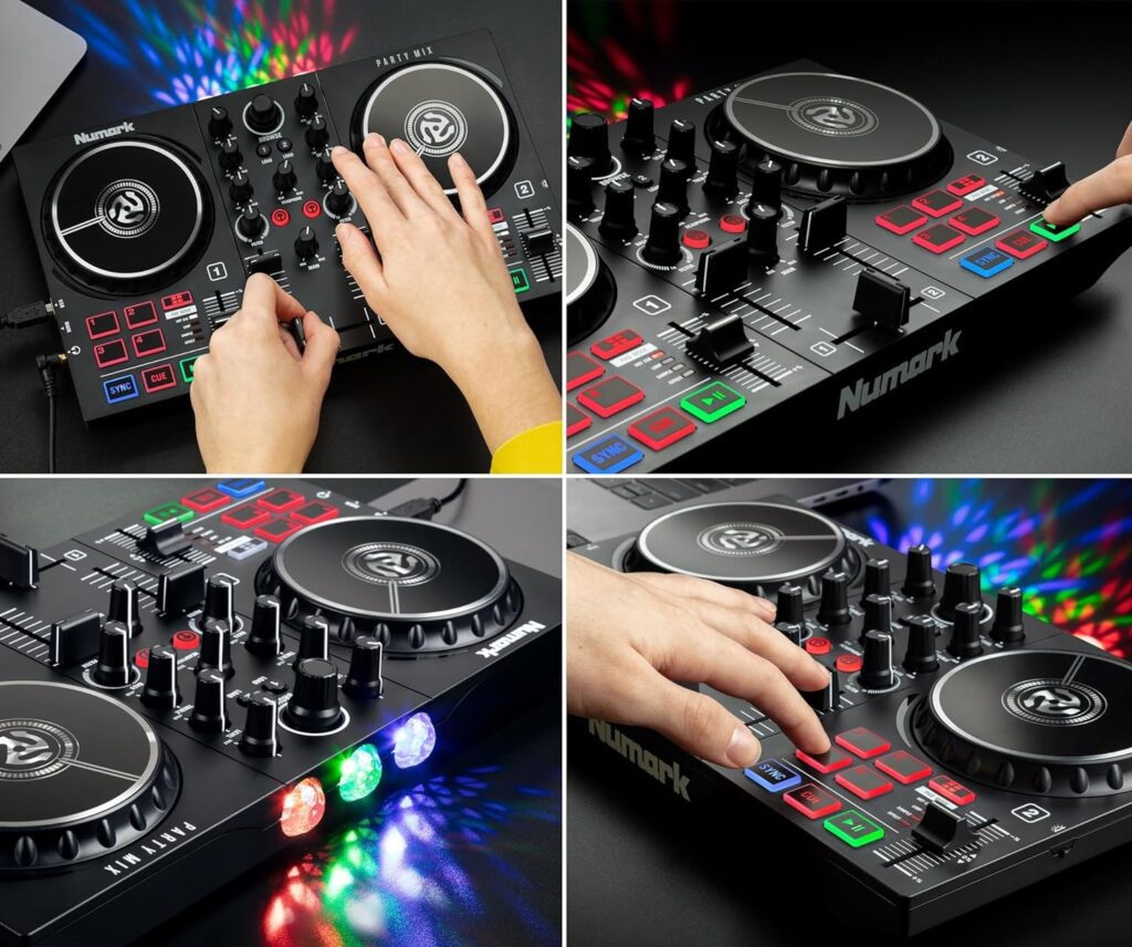 Party Mix Numark colllage ControladorDJ.com