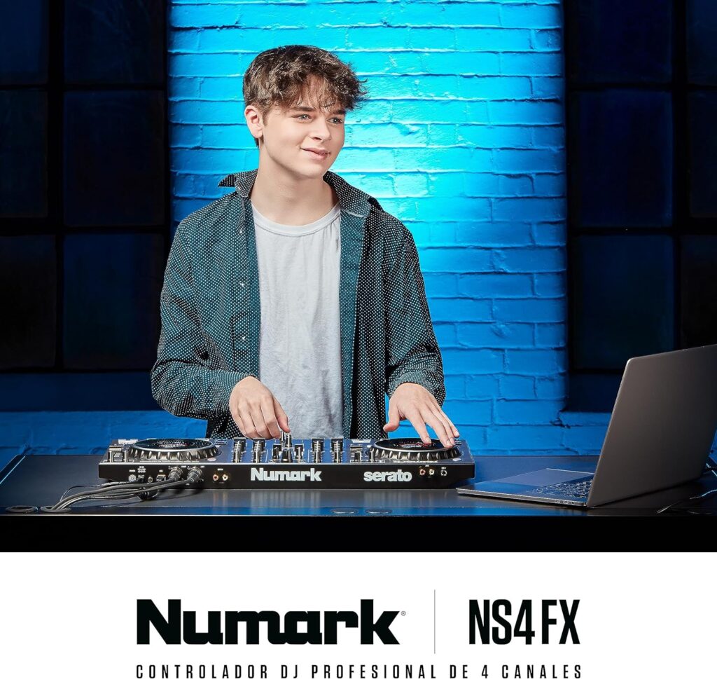 Numark NS4 FX uso Controlador DJ.com